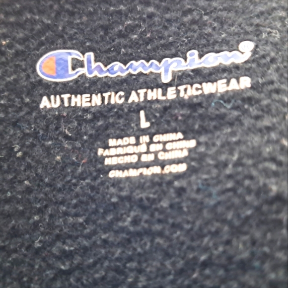 Champion Youth Hoodie - sz L - Black - Picture 3 of 3